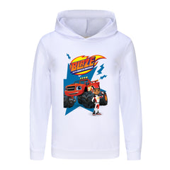 Blaze and the Monster Machines Casual Sweatshirt Spring Autumn Hoodie for Kids