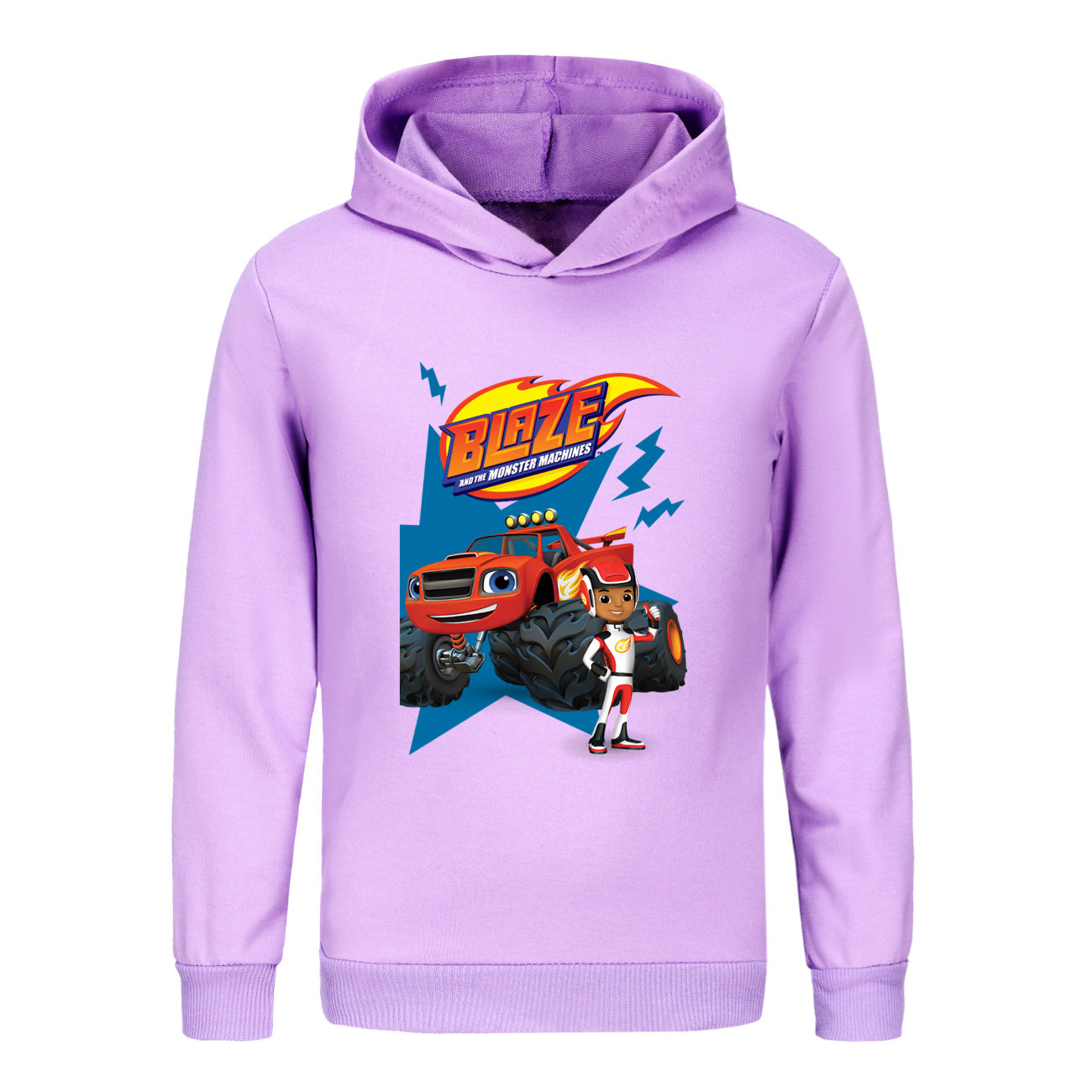 Blaze and the Monster Machines Casual Sweatshirt Spring Autumn Hoodie for Kids