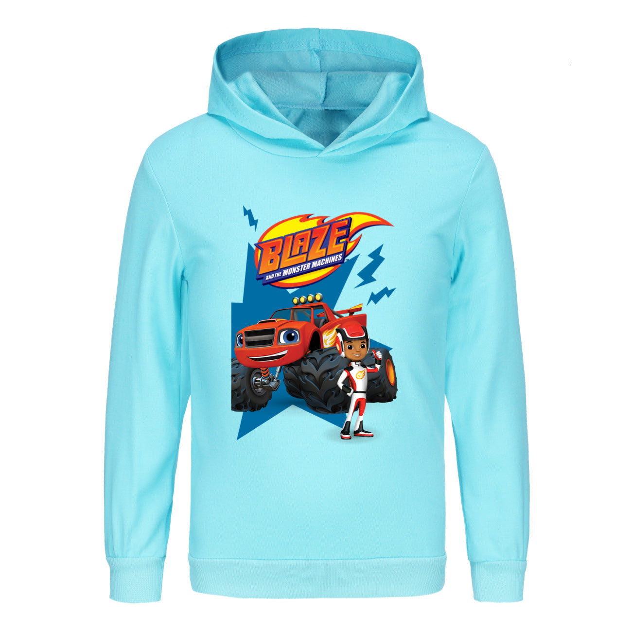 Blaze and the Monster Machines Casual Sweatshirt Spring Autumn Hoodie for Kids