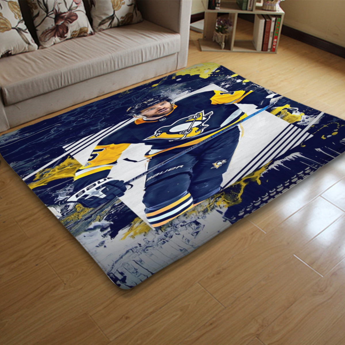 Boston Bruins Hockey Rugs Bedroom Living Room Bathroom Carpet Mat Rug