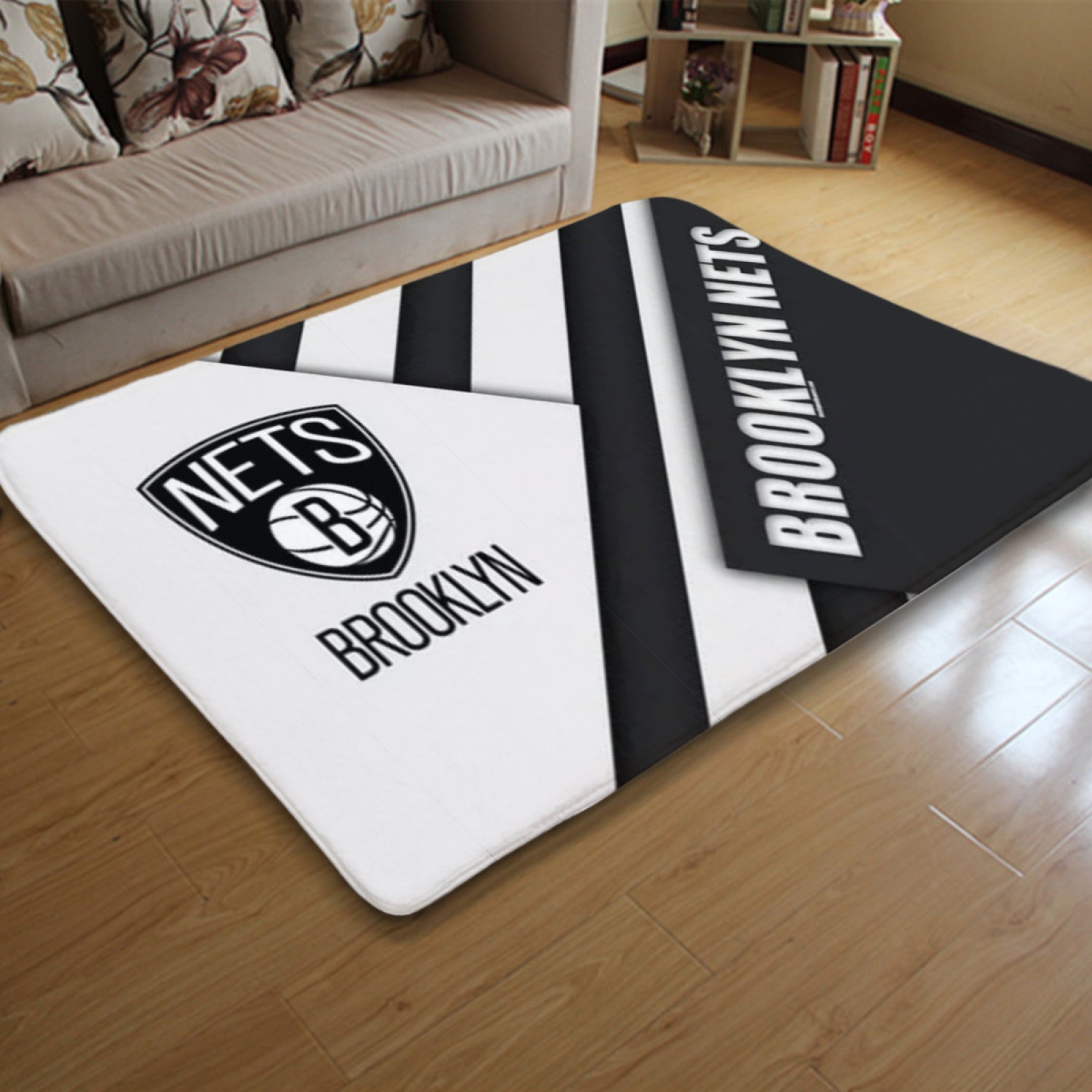 Brooklyn Basketball Nets Rugs Bedroom Living Room Bathroom Carpet Mat Rug