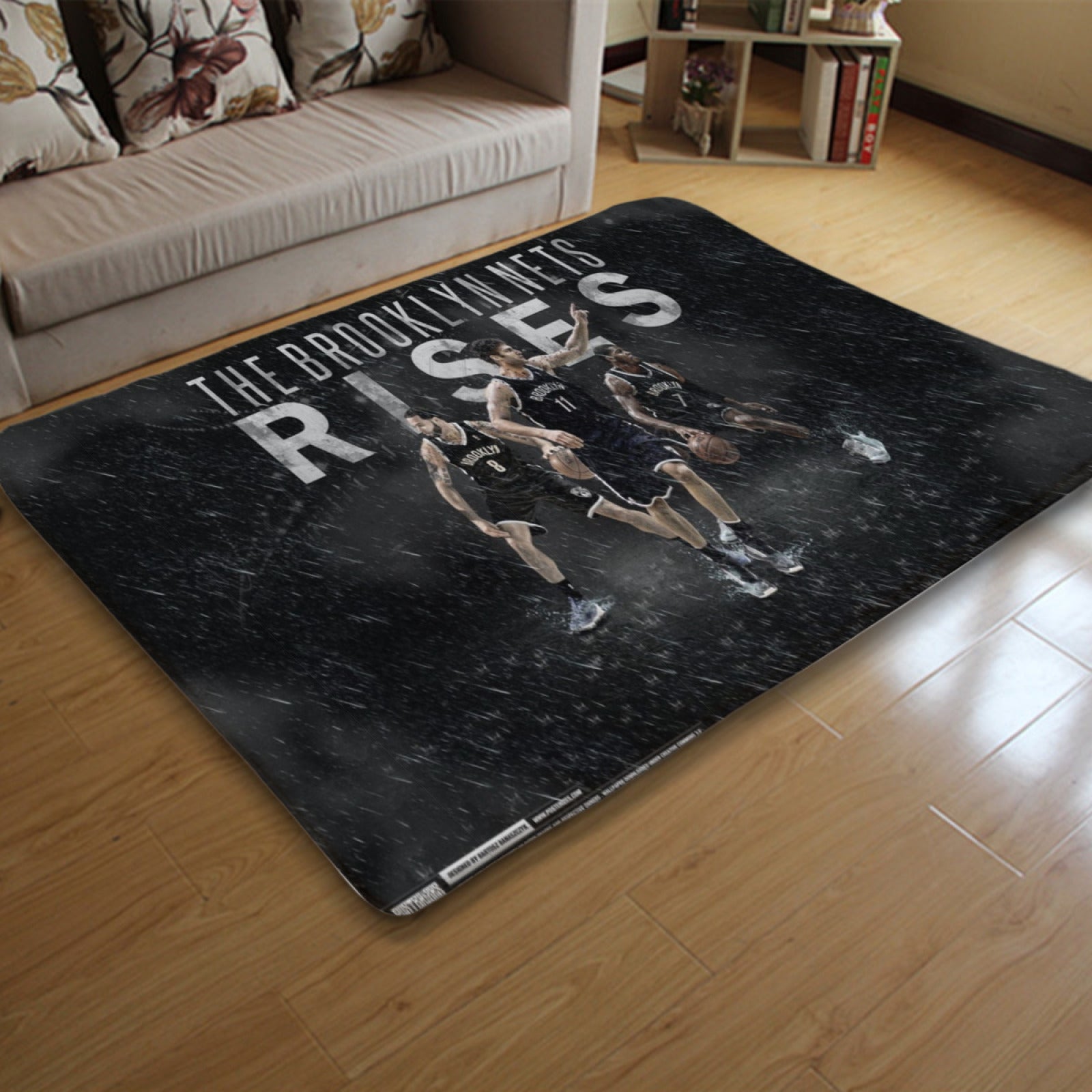 Brooklyn Basketball Nets Rugs Bedroom Living Room Bathroom Carpet Mat Rug