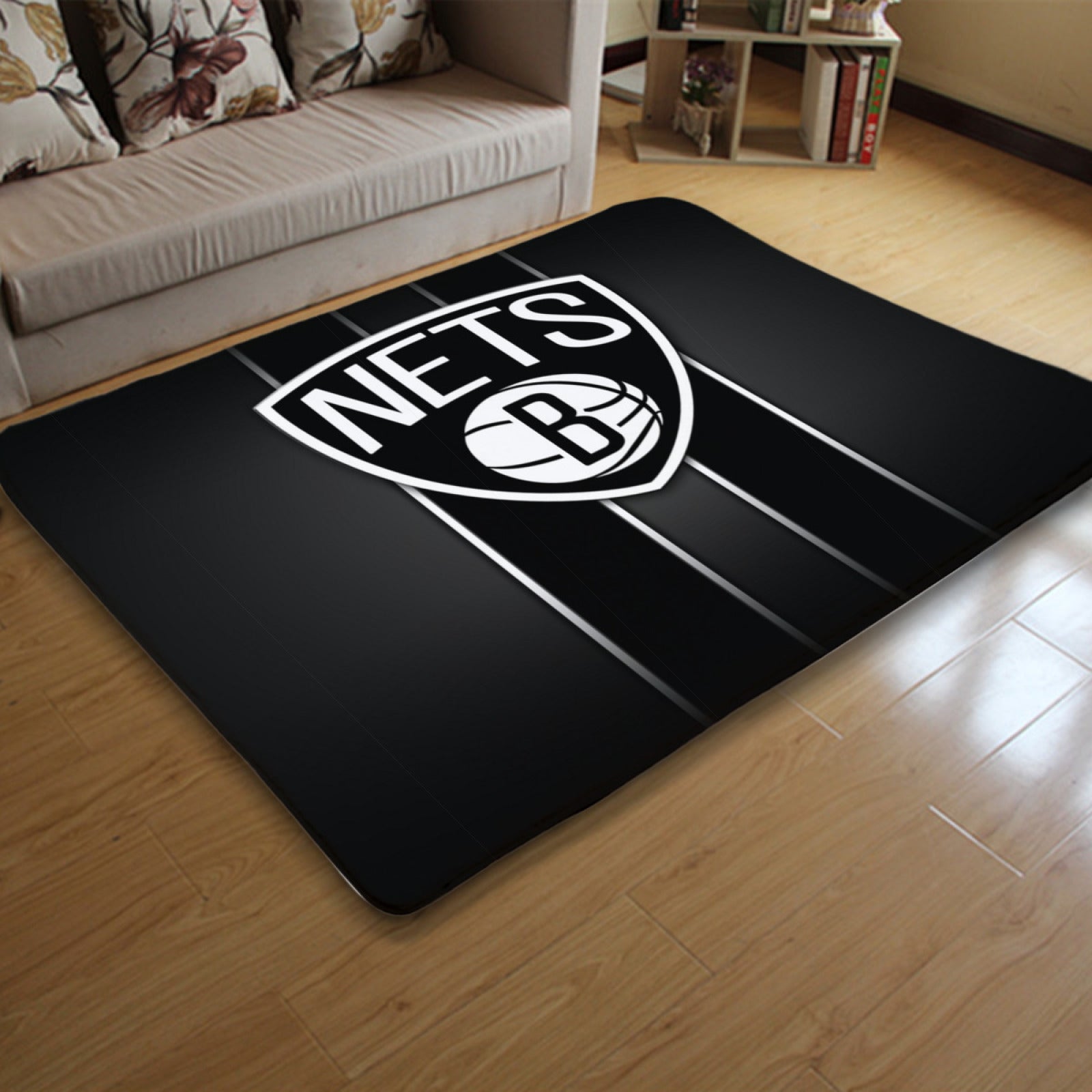 Brooklyn Basketball Nets Rugs Bedroom Living Room Bathroom Carpet Mat Rug