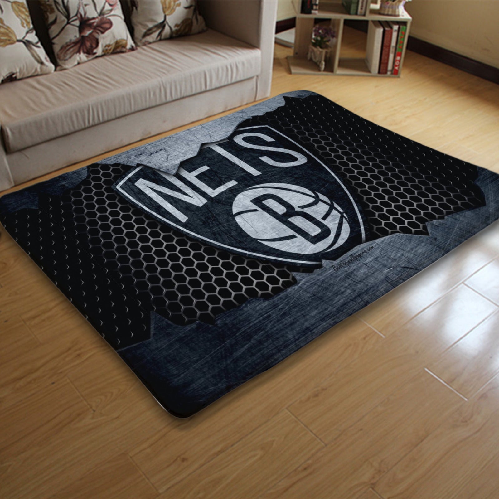 Brooklyn Basketball Nets Rugs Bedroom Living Room Bathroom Carpet Mat Rug