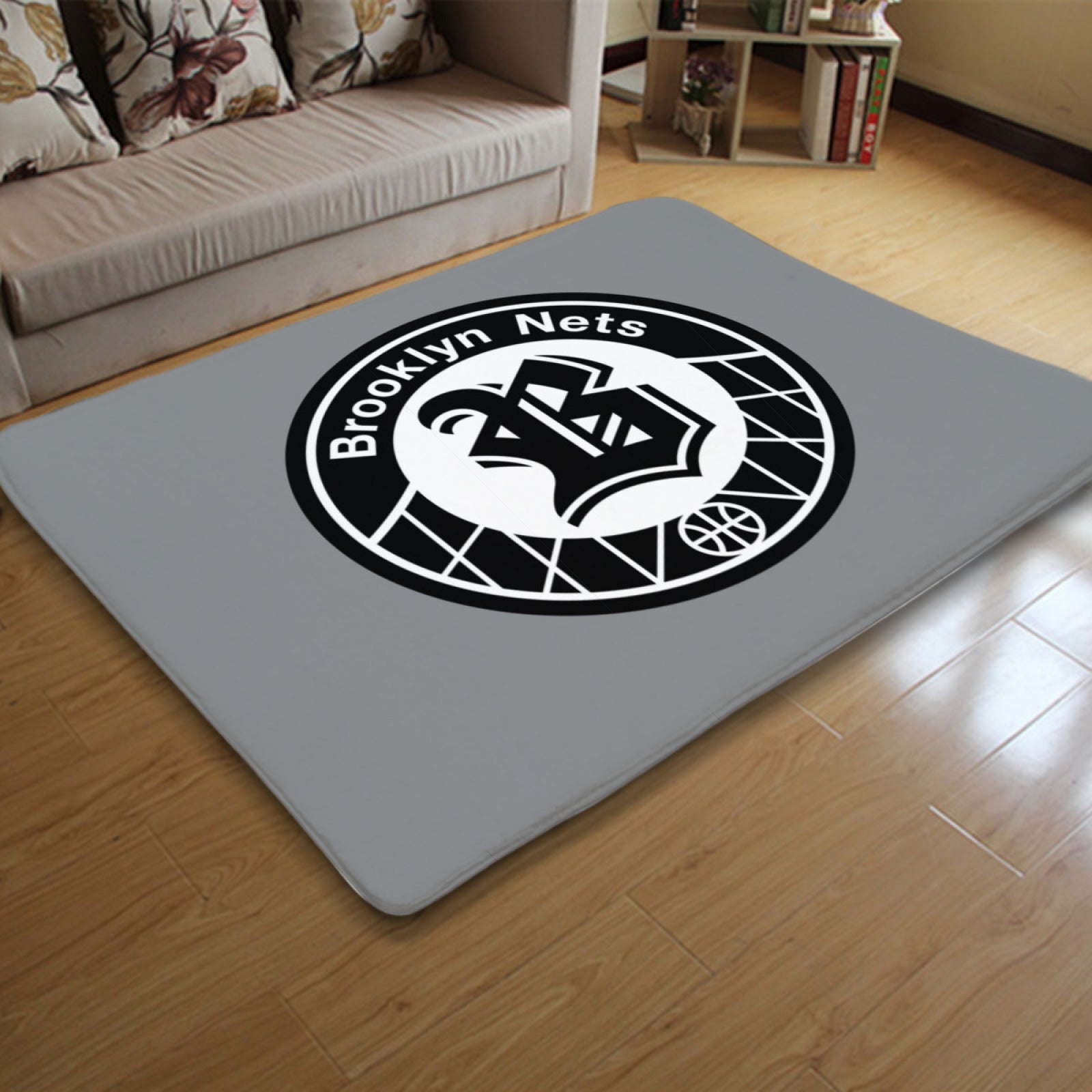 Brooklyn Basketball Nets Rugs Bedroom Living Room Bathroom Carpet Mat Rug