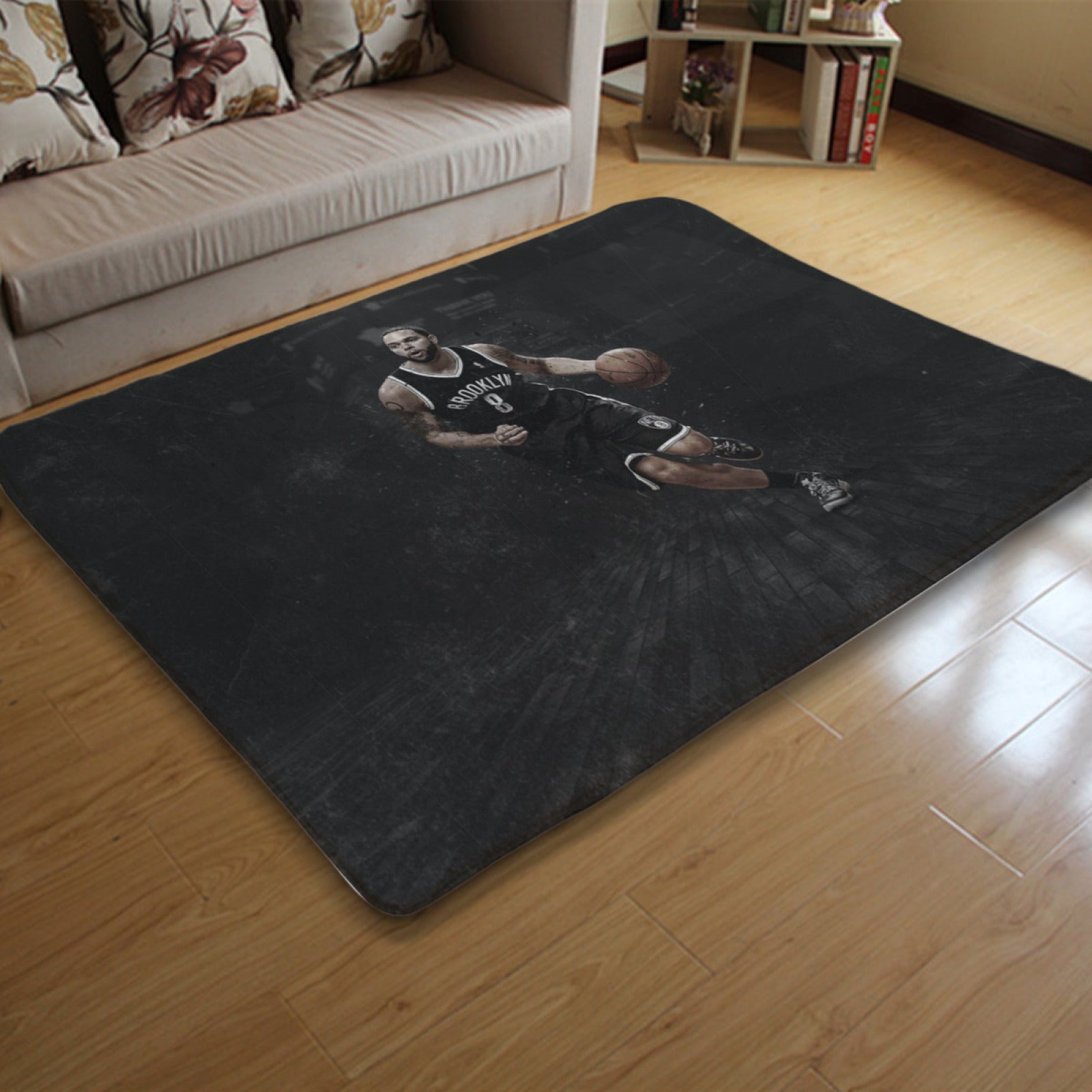 Brooklyn Basketball Nets Rugs Bedroom Living Room Bathroom Carpet Mat Rug