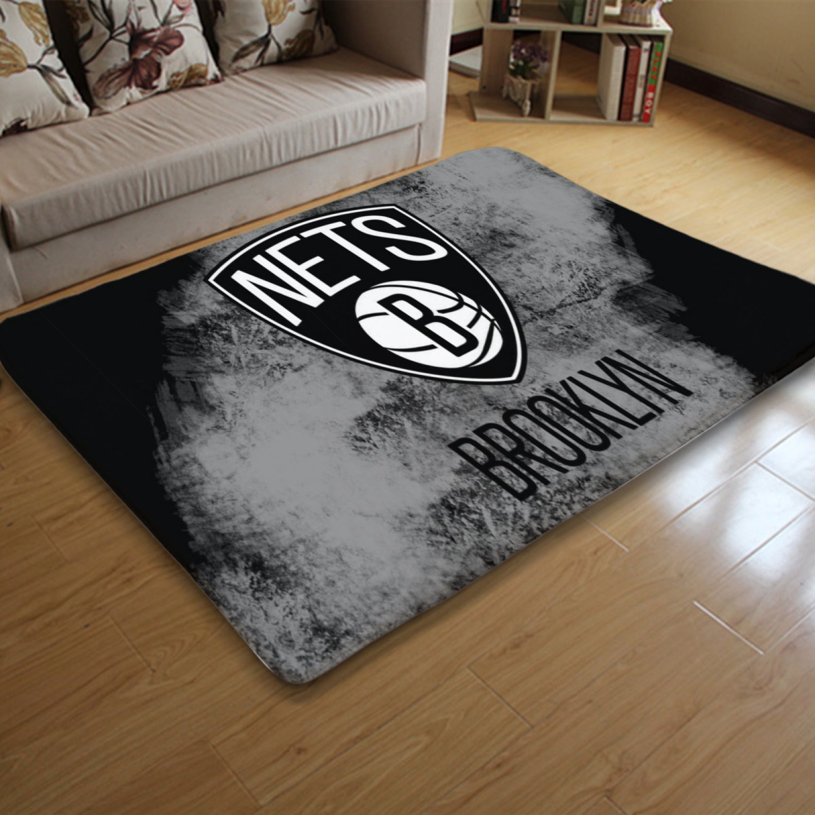 Brooklyn Basketball Nets Rugs Bedroom Living Room Bathroom Carpet Mat Rug