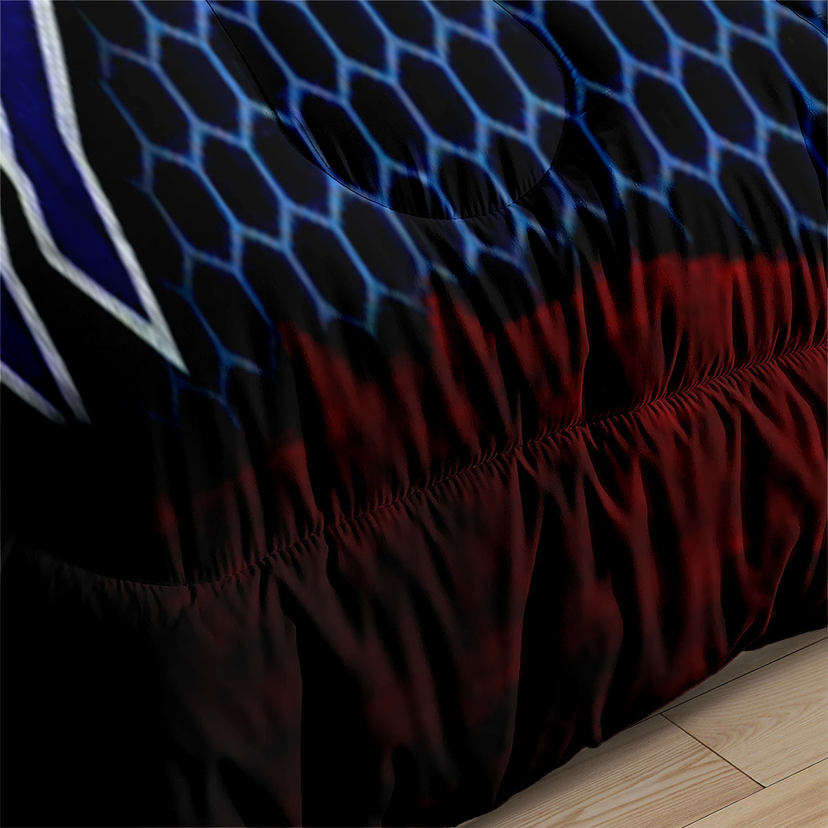 Buffalo Rugby Football Bills Comforter Pillowcases 3PC Sets Blanket All Season Reversible Quilted Duvet