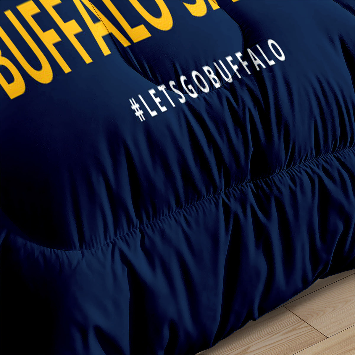 Buffalo Sabres Hockey Comforter Pillowcases 3PC Sets Blanket All Season Reversible Quilted Duvet