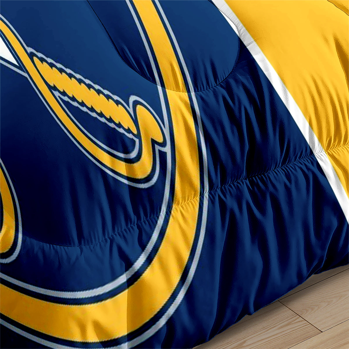 Buffalo Sabres Hockey Comforter Pillowcases 3PC Sets Blanket All Season Reversible Quilted Duvet