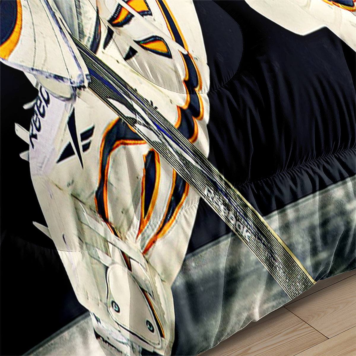 Buffalo Sabres Hockey Comforter Pillowcases 3PC Sets Blanket All Season Reversible Quilted Duvet