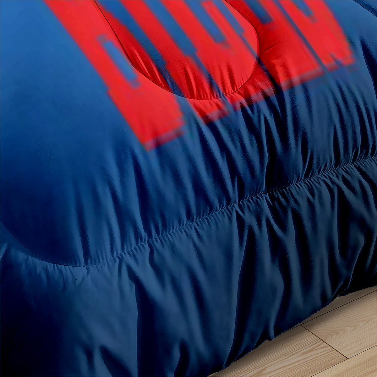 Buffalo Rugby Football Bills Comforter Pillowcases 3PC Sets Blanket All Season Reversible Quilted Duvet