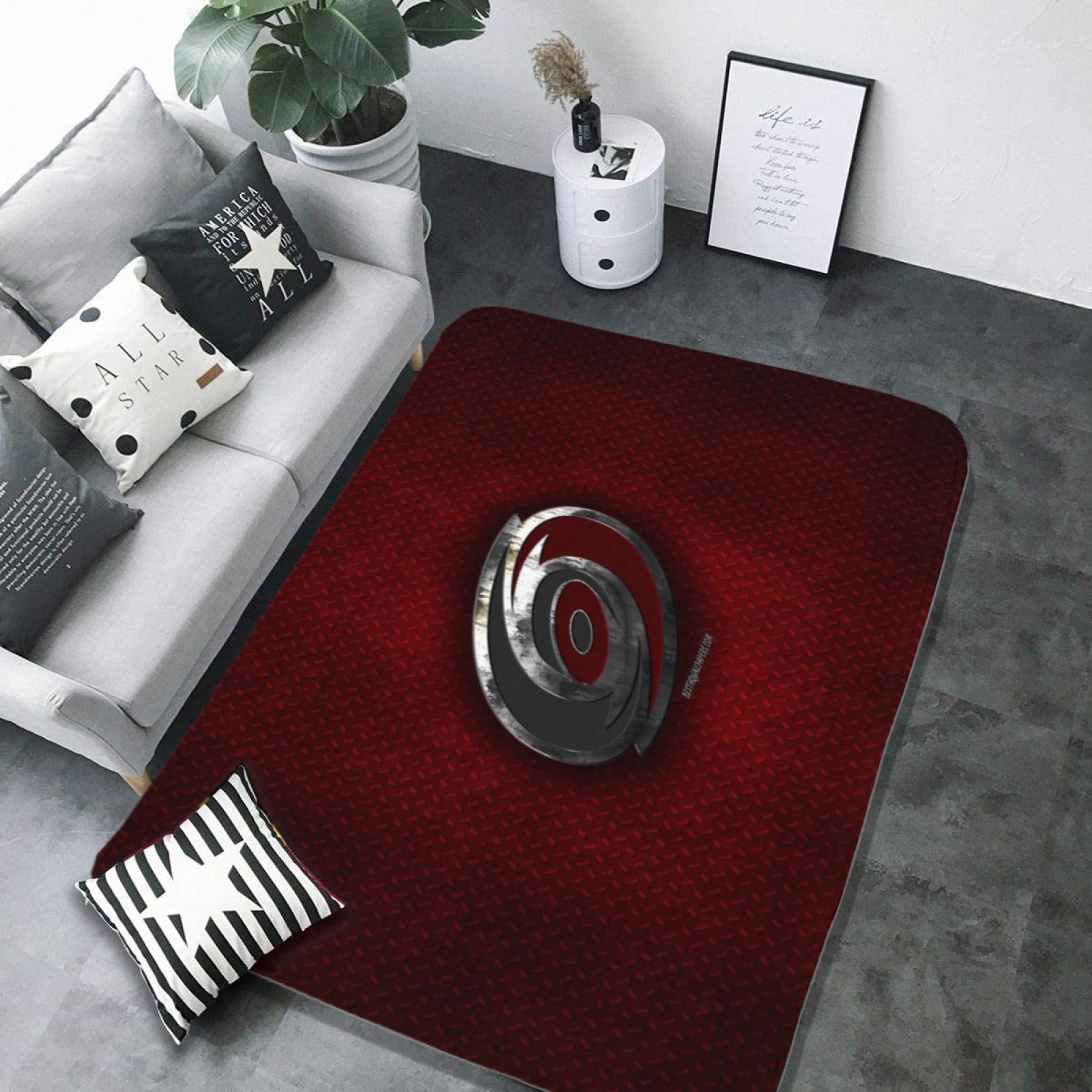 Carolina Hurricanes Hockey Rugs Bedroom Living Room Bathroom Carpet Mat Rug