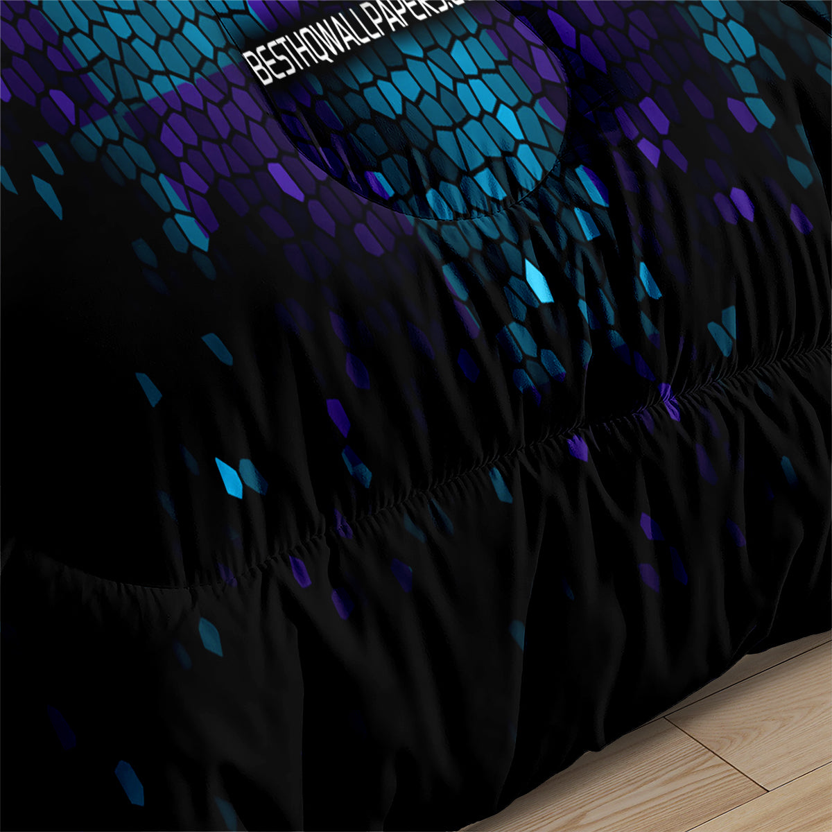 Charlotte Basketball Hornets Comforter Pillowcases 3PC Sets Blanket All Season Reversible Quilted Duvet