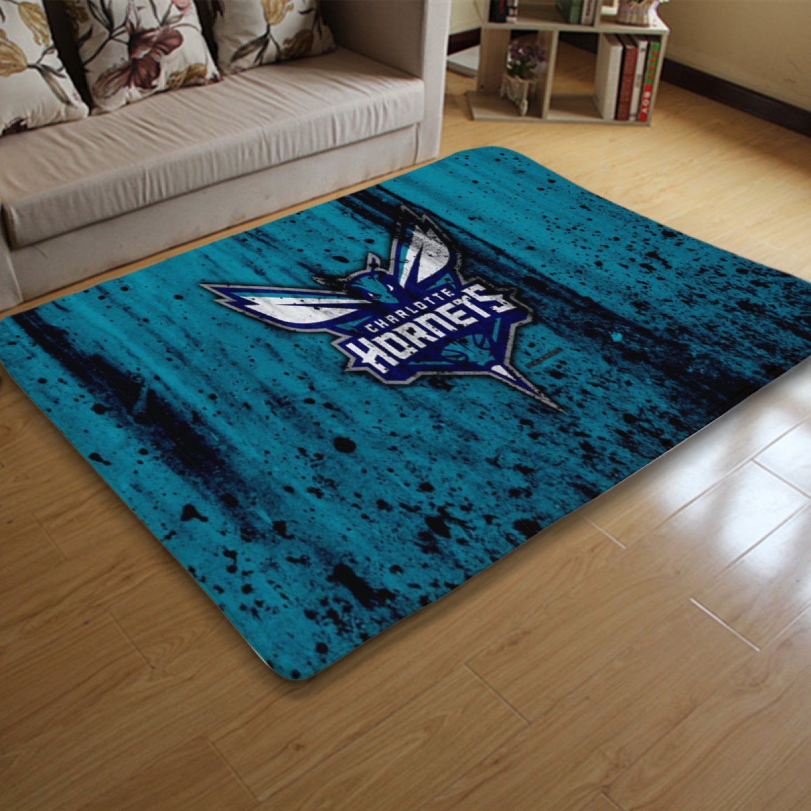 Charlotte Basketball Hornets Rugs Bedroom Living Room Bathroom Carpet Mat Rug