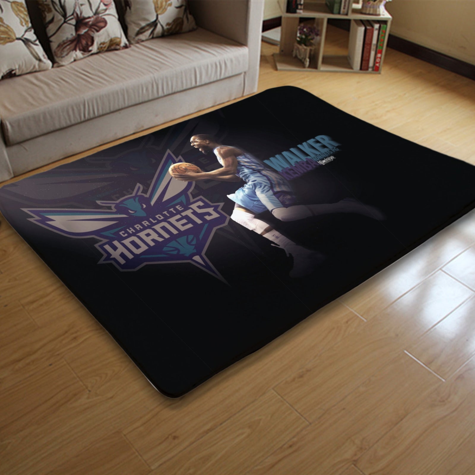 Charlotte Basketball Hornets Rugs Bedroom Living Room Bathroom Carpet Mat Rug