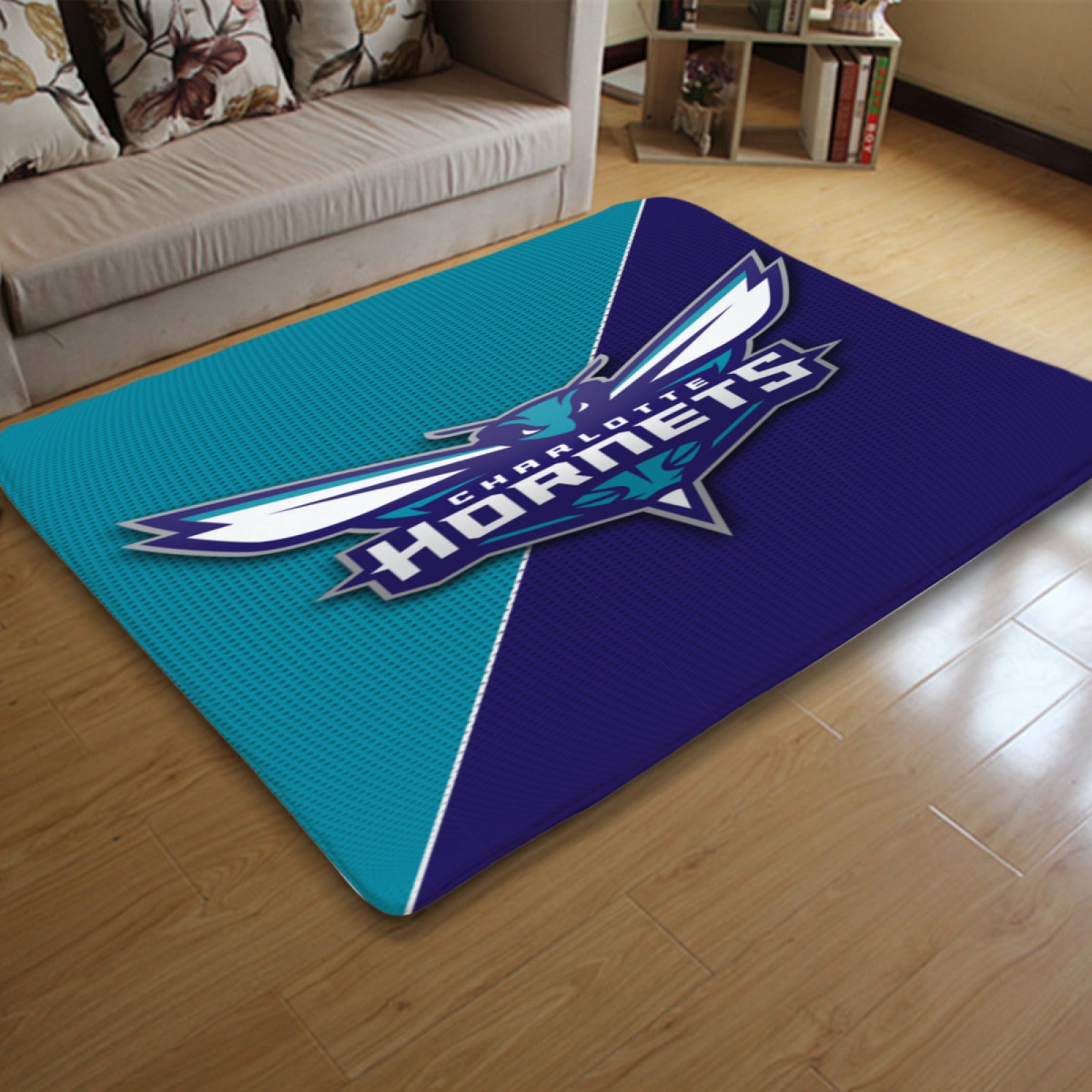 Charlotte Basketball Hornets Rugs Bedroom Living Room Bathroom Carpet Mat Rug