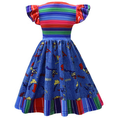 Child's Play Cosplay Costume for Girls Halloween Fancy Dress