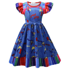 Child's Play Cosplay Costume for Girls Halloween Fancy Dress