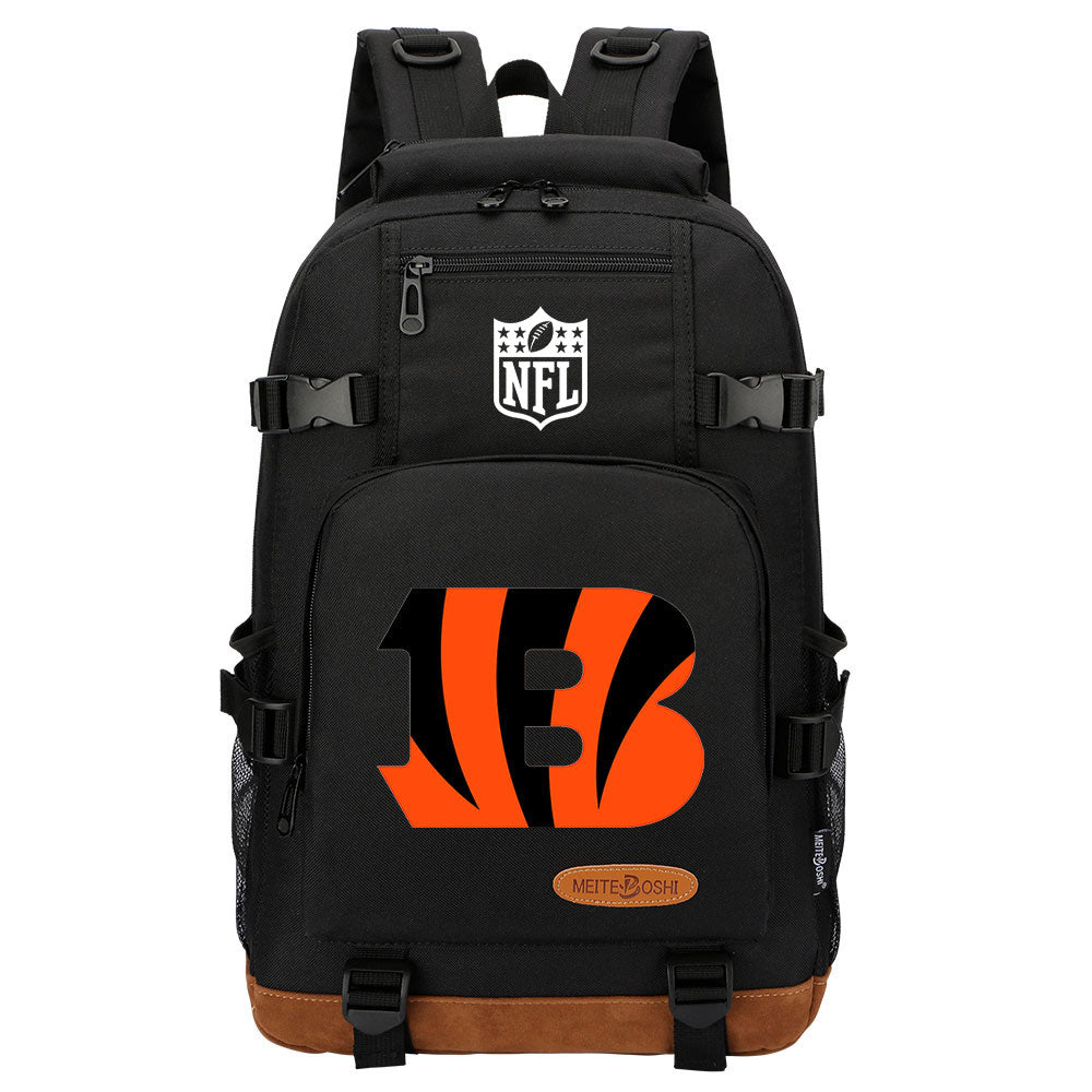 Cincinnati Bengals Football Team Rugby Waterproof Backpack School Notebook Travel Bag
