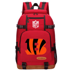 Cincinnati Bengals Football Team Rugby Waterproof Backpack School Notebook Travel Bag