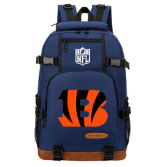 Cincinnati Bengals Football Team Rugby Waterproof Backpack School Notebook Travel Bag