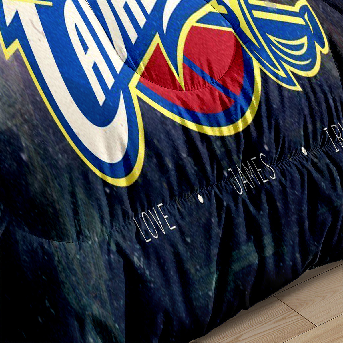 Cleveland Basketball Cavaliers Comforter Pillowcases 3PC Sets Blanket All Season Reversible Quilted Duvet