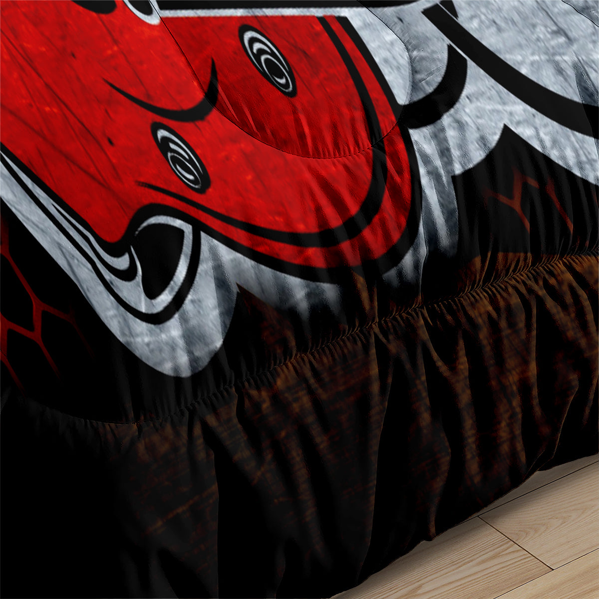 Cleveland Rugby Football Browns Comforter Pillowcases 3PC Sets Blanket All Season Reversible Quilted Duvet