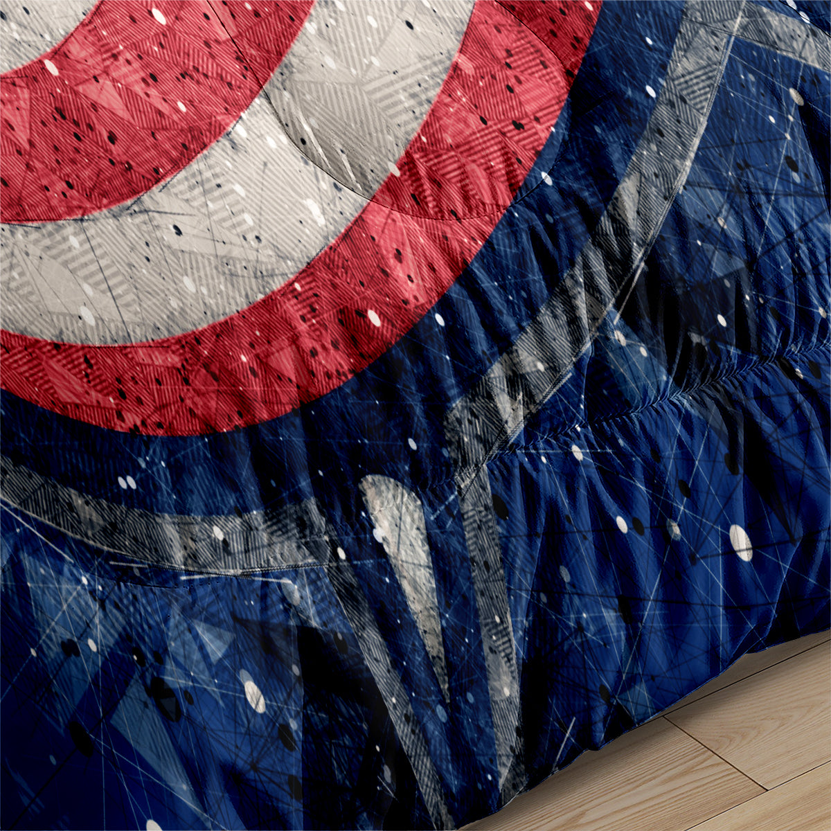 Columbus Hockey Blue Jackets Comforter Pillowcases 3PC Sets Blanket All Season Reversible Quilted Duvet