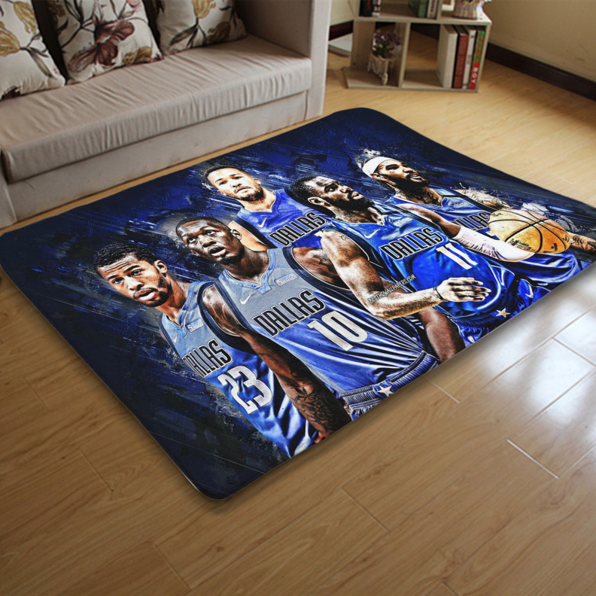 Dallas Basketball Mavericks Rugs Bedroom Living Room Bathroom Carpet Mat Rug