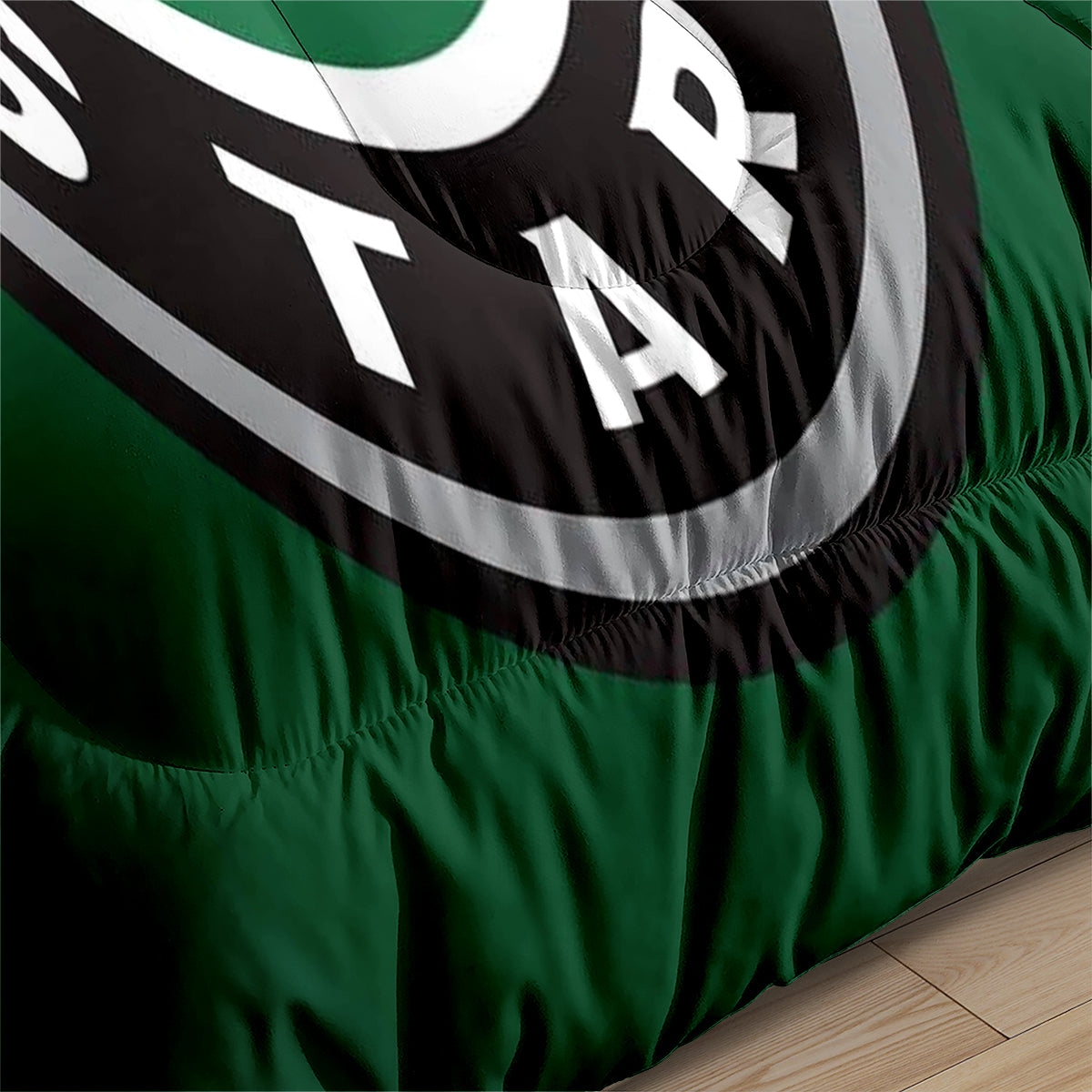 Dallas Hockey Stars Comforter Pillowcases 3PC Sets Blanket All Season Reversible Quilted Duvet