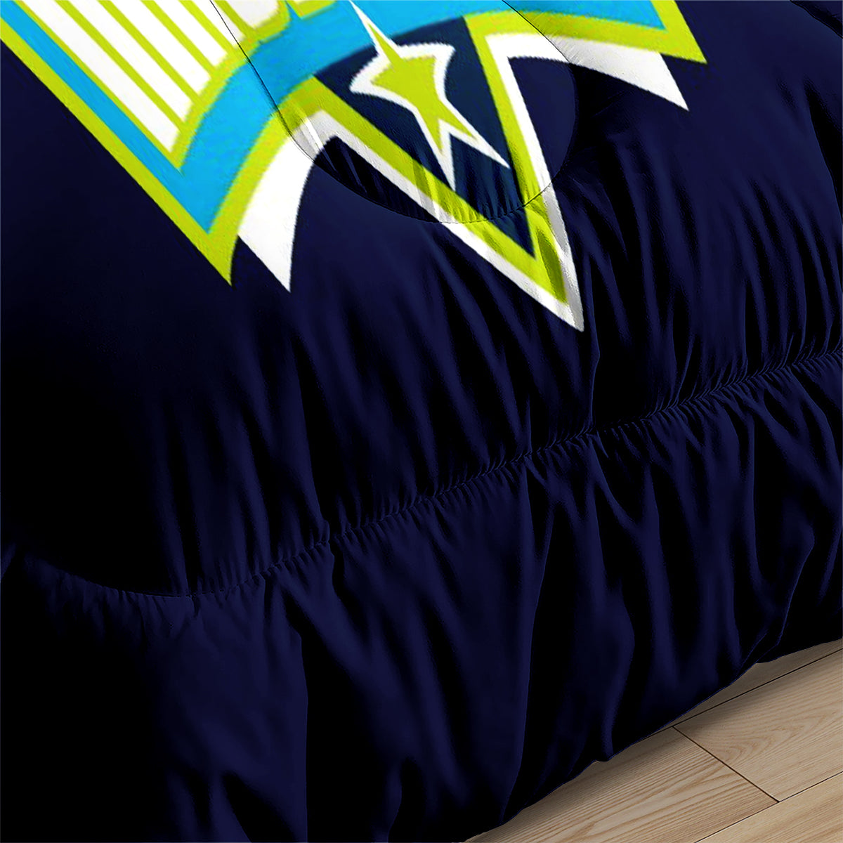 Dallas Basketball Mavericks Comforter Pillowcases 3PC Sets Blanket All Season Reversible Quilted Duvet