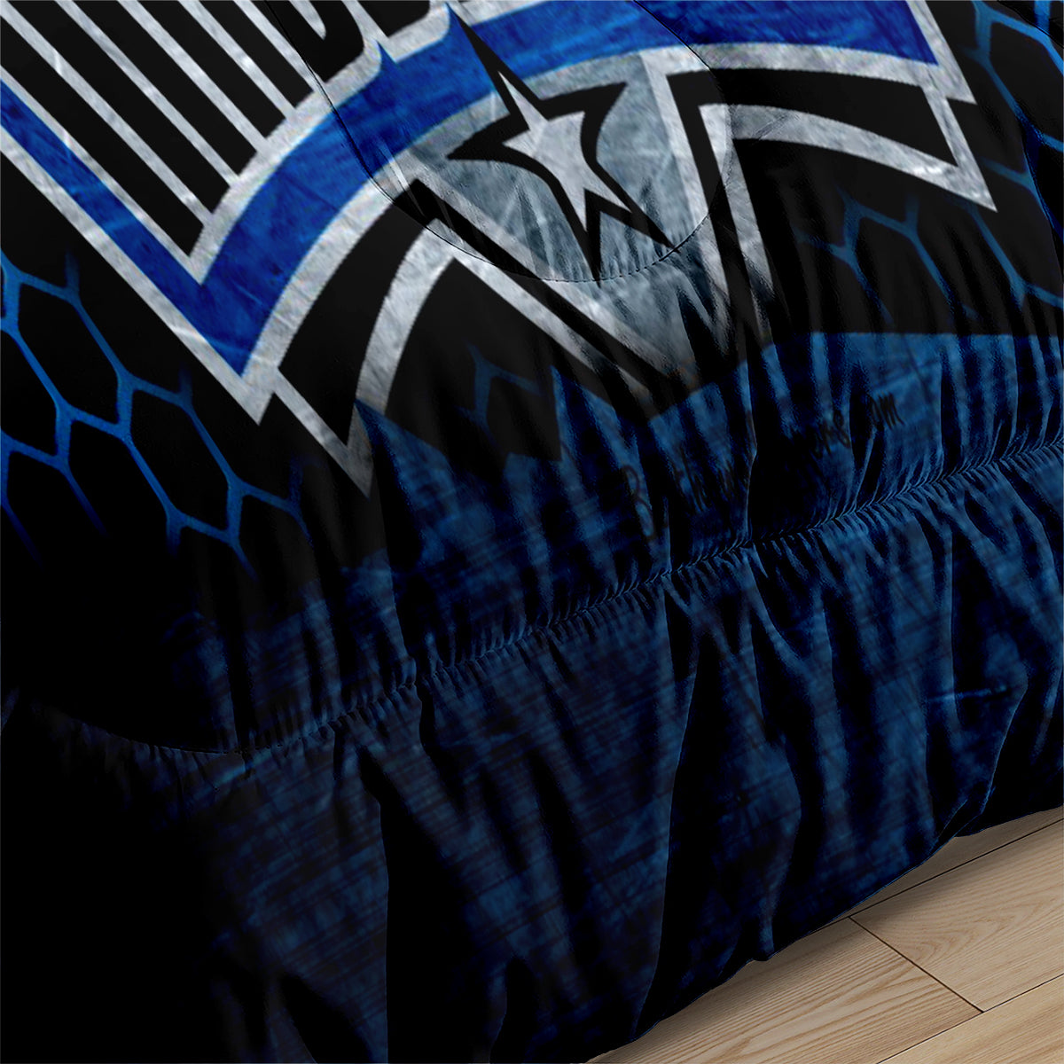 Dallas Basketball Mavericks Comforter Pillowcases 3PC Sets Blanket All Season Reversible Quilted Duvet