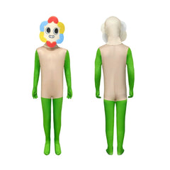 Dandy's World Cosplay Costume with Mask Boys Girls Bodysuit Halloween Fancy Jumpsuits