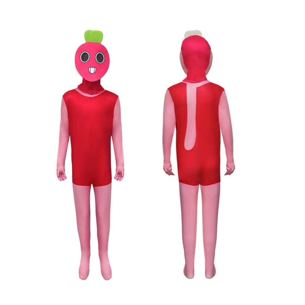 Dandy's World Cosplay Costume with Mask Boys Girls Bodysuit Halloween Fancy Jumpsuits