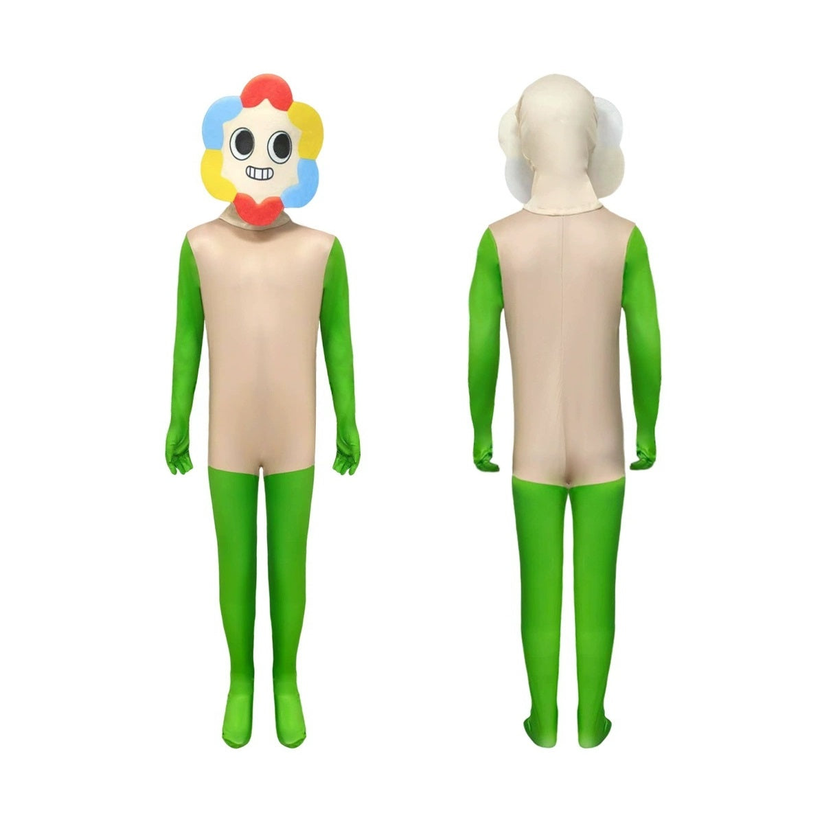 Dandy's World Cosplay Costume with Mask Boys Girls Bodysuit Halloween Fancy Jumpsuits