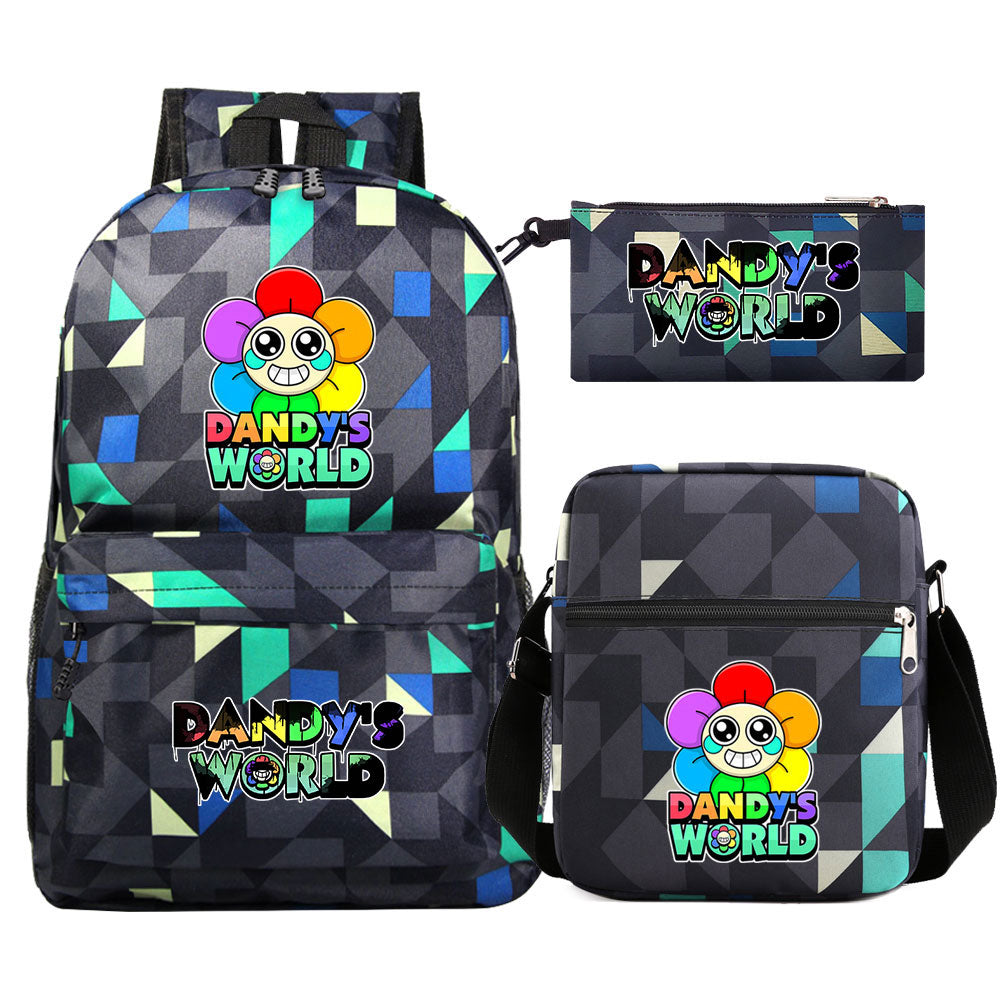 ‌Dandy's World Schoolbag Backpack Shoulder Bag Pencil Case set for Kids Students