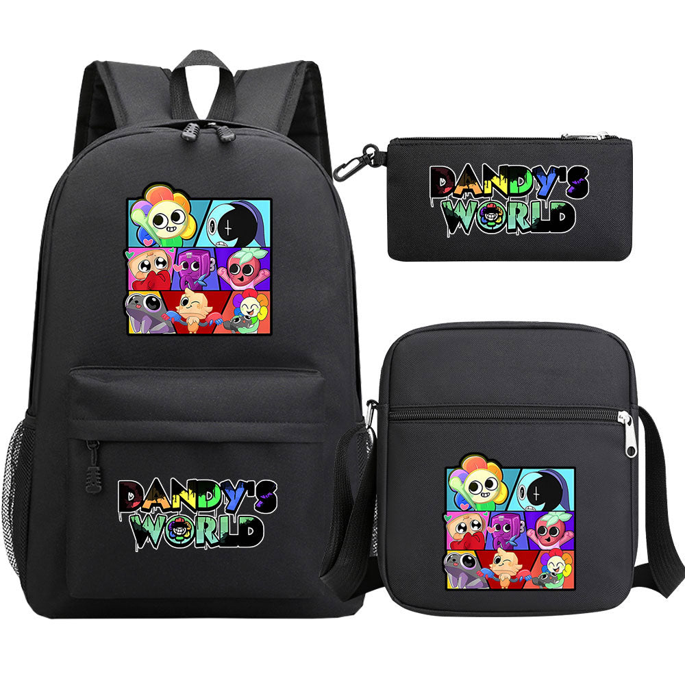 ‌Dandy's World Schoolbag Backpack Shoulder Bag Pencil Case set for Kids Students