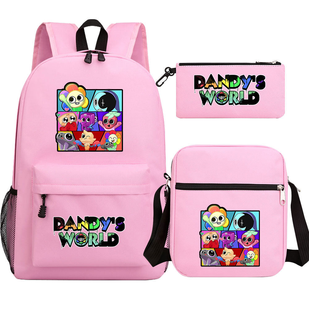 ‌Dandy's World Schoolbag Backpack Shoulder Bag Pencil Case set for Kids Students