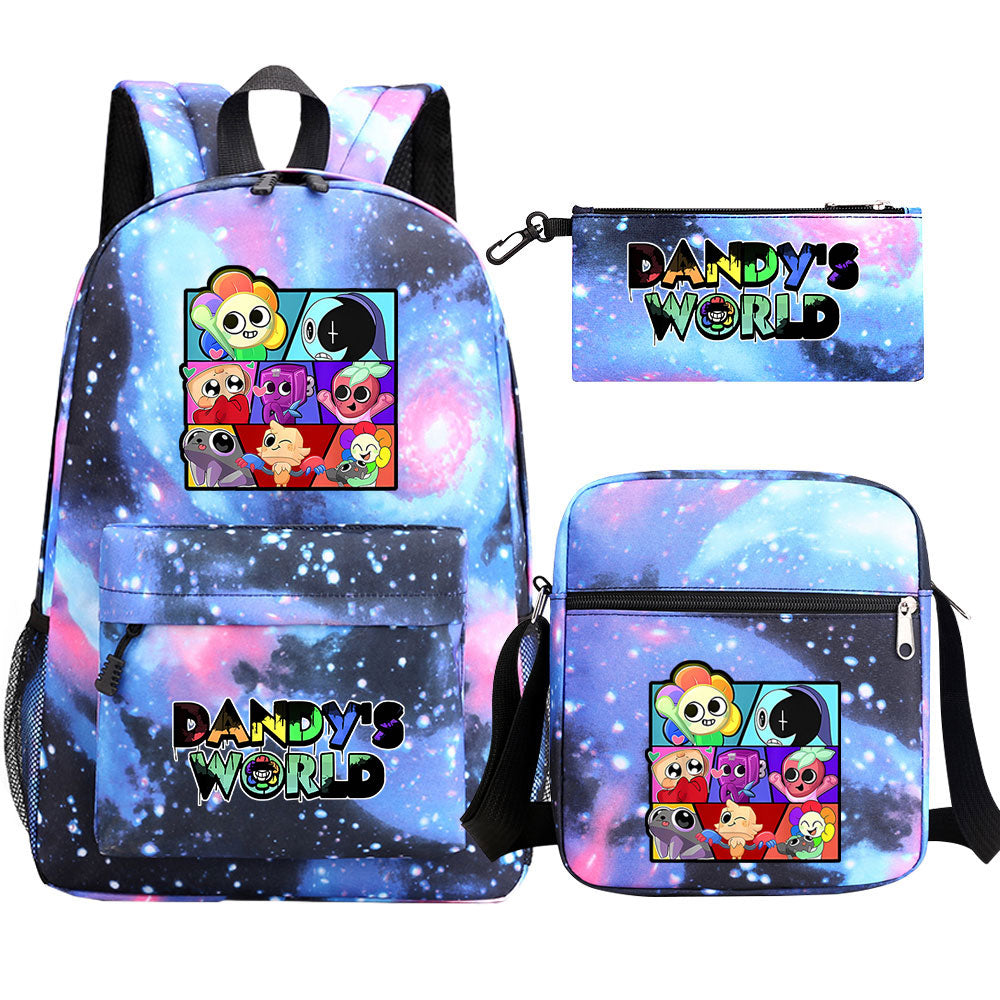 ‌Dandy's World Schoolbag Backpack Shoulder Bag Pencil Case set for Kids Students