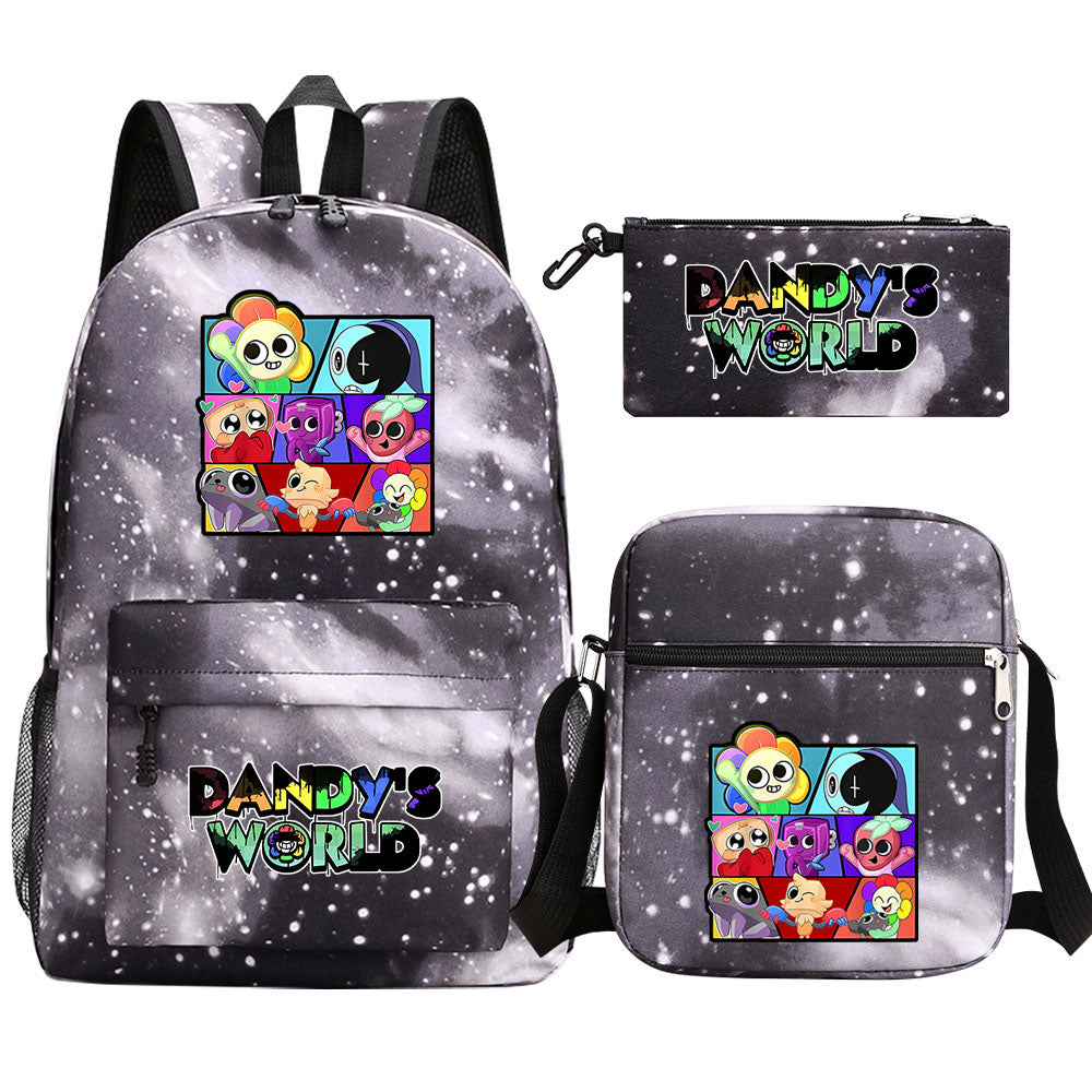 ‌Dandy's World Schoolbag Backpack Shoulder Bag Pencil Case set for Kids Students