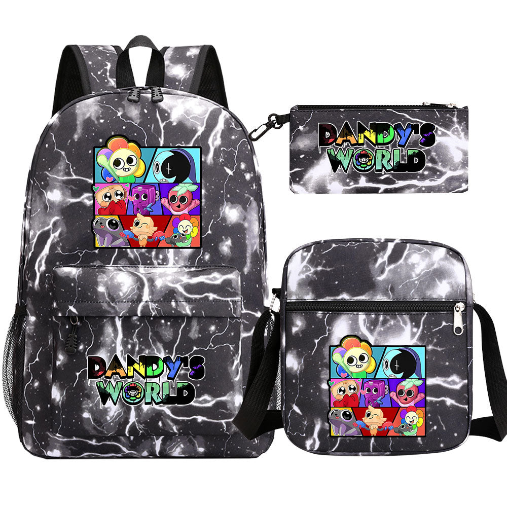 ‌Dandy's World Schoolbag Backpack Shoulder Bag Pencil Case set for Kids Students