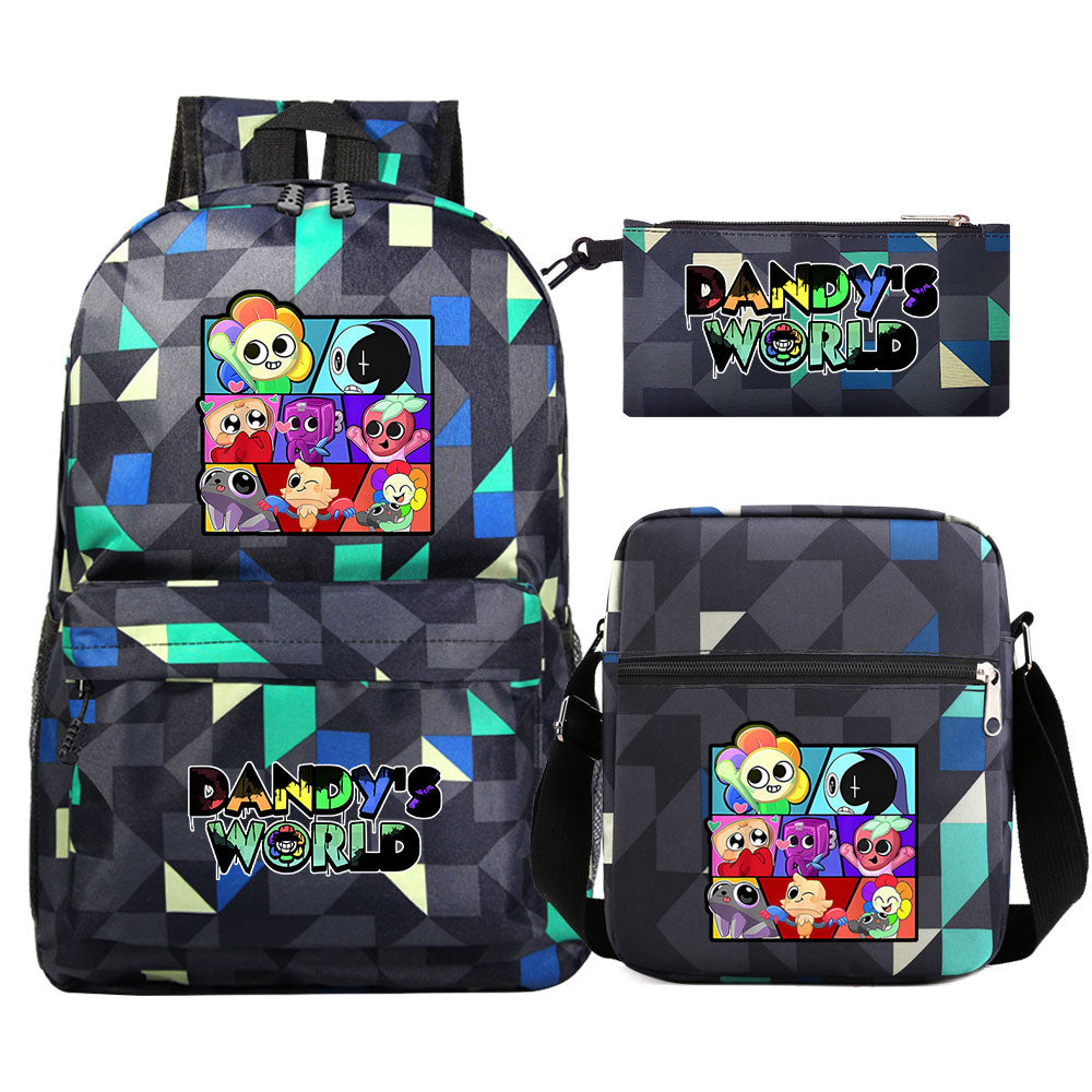 ‌Dandy's World Schoolbag Backpack Shoulder Bag Pencil Case set for Kids Students