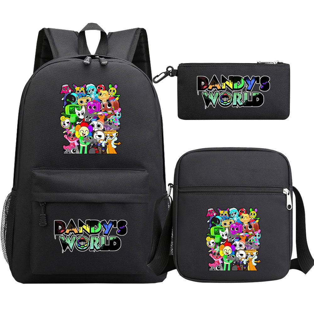 ‌Dandy's World Schoolbag Backpack Shoulder Bag Pencil Case set for Kids Students