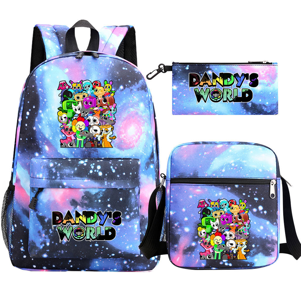 ‌Dandy's World Schoolbag Backpack Shoulder Bag Pencil Case set for Kids Students