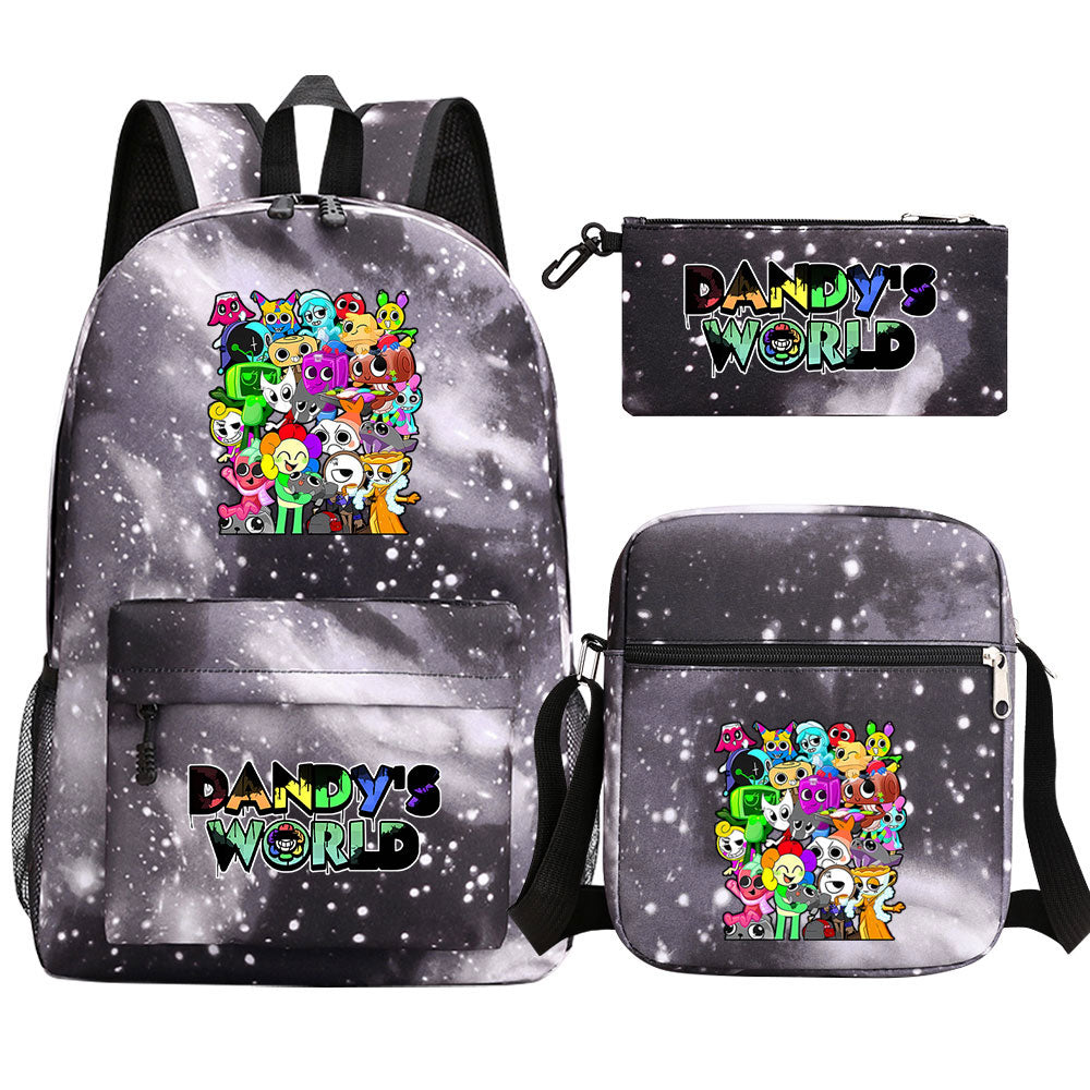 ‌Dandy's World Schoolbag Backpack Shoulder Bag Pencil Case set for Kids Students
