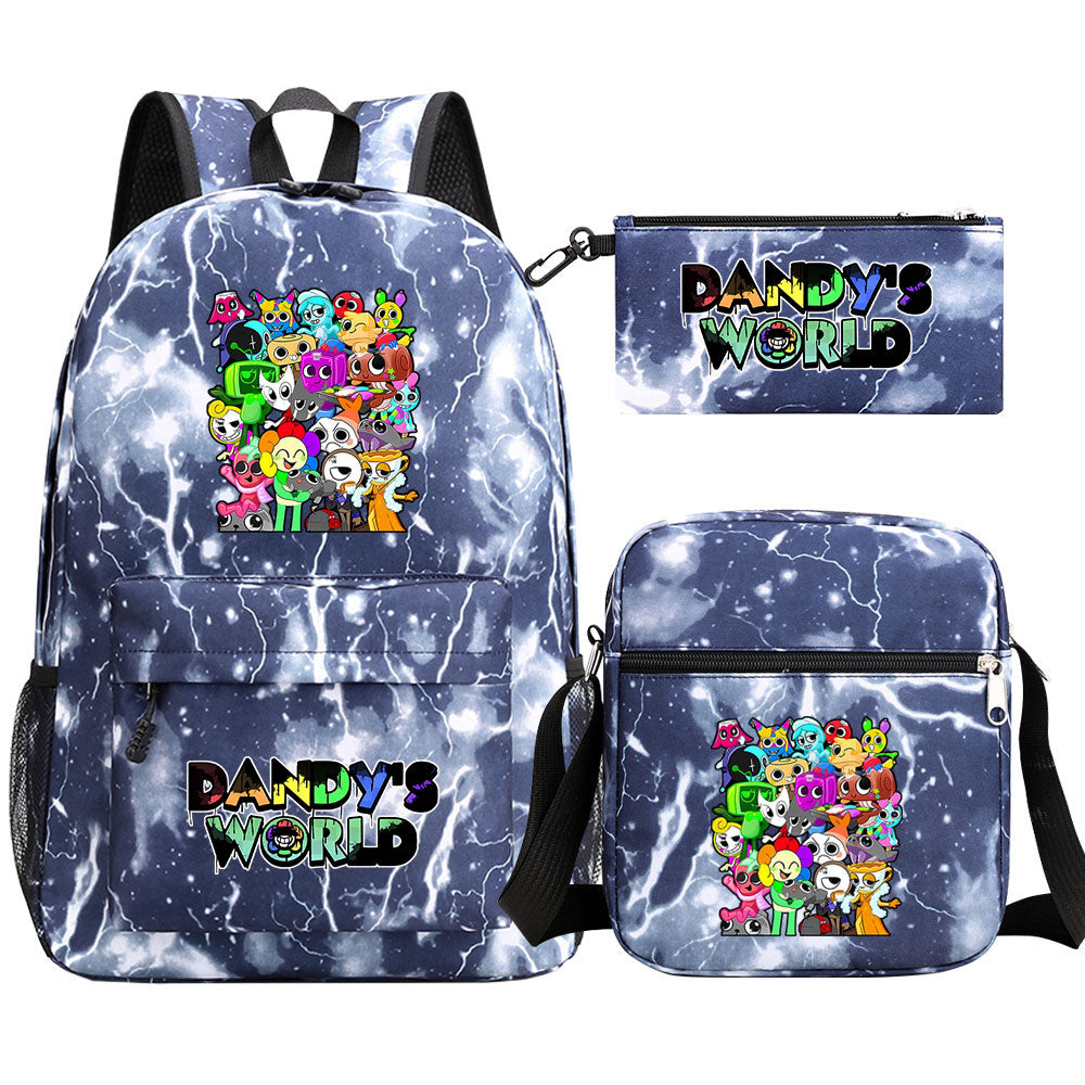 ‌Dandy's World Schoolbag Backpack Shoulder Bag Pencil Case set for Kids Students