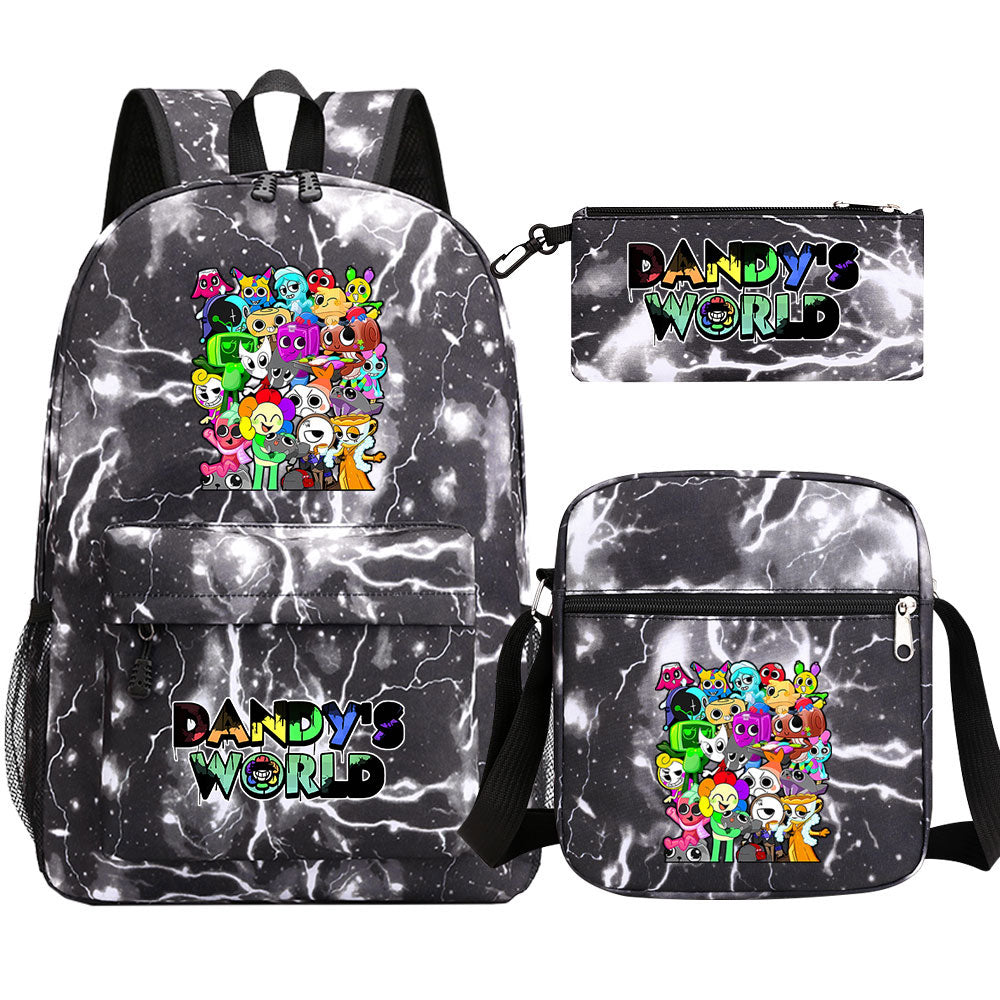 ‌Dandy's World Schoolbag Backpack Shoulder Bag Pencil Case set for Kids Students