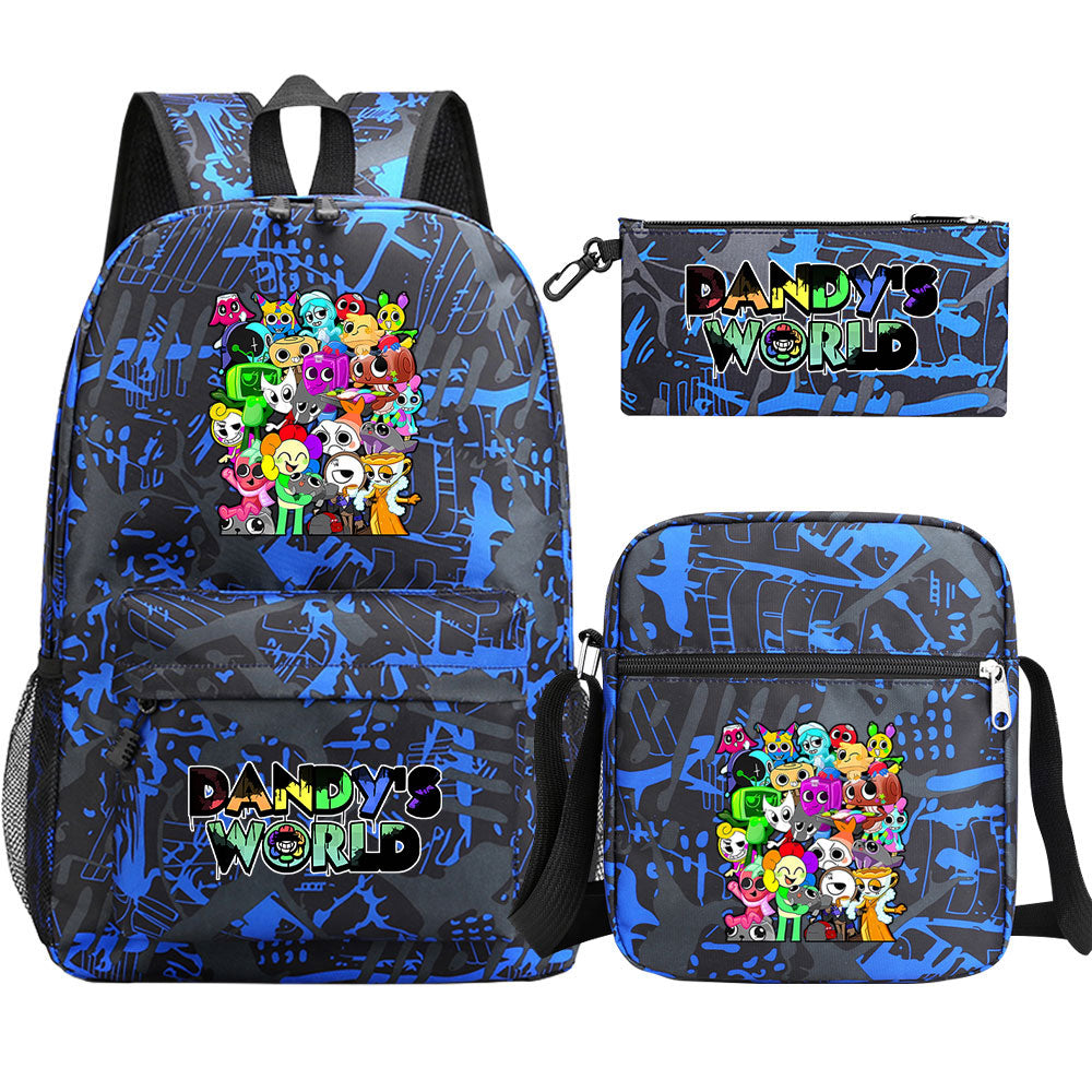 ‌Dandy's World Schoolbag Backpack Shoulder Bag Pencil Case set for Kids Students