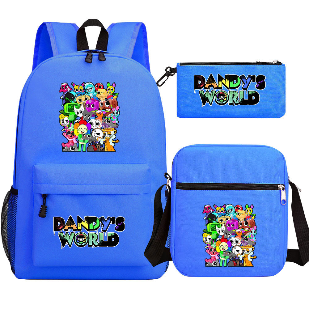 ‌Dandy's World Schoolbag Backpack Shoulder Bag Pencil Case set for Kids Students